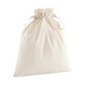 Front - Westford Mill - Lot de 2 sacs à cordon en coton biologique doux