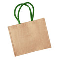 Front - Sac de courses classique en jute Westford Mill - 21 litres (Lot de 2)