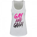 Front - Grindstore - Débardeur GAY AND GOTH - Femme