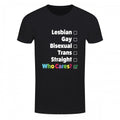 Front - Grindstore - T-shirt LESBIAN, GAY WHO CARES - Homme