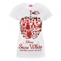 Front - Disney - T-shirt métallisé ´Snow White and the Seven Dwarfs´ - Femme