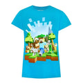 Front - Minecraft - T-shirt ADVENTURE - Fille