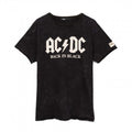 Front - AC/DC - T-shirt BACK IN BLACK - Adulte