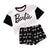 Front - Barbie - Ensemble de pyjama court - Femme