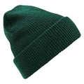 Vert bouteille - Side - Beechfield Heritage - Bonnet d´hiver uni de qualité - Femme