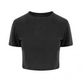 Noir chiné - Front - AWDis - T-shirt COURT - Femme