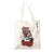 Front - Letter Shoppe - Tote bag VIOLENTLY CAFFEINATED