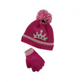 Front - Ensemble bonnet et gants PRINCESS - Fille