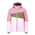 Vieux rose - Vert olive - Front - Dare 2B - Blouson de ski STEAZY - Enfant