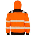 Orange fluo - Noir - Back - Result Genuine Recycled - Veste à capuche - Homme