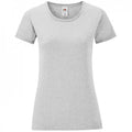 Front - Fruit of the Loom - T-shirt ICONIC - Femme