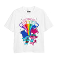 Front - Trolls - T-shirt POWERED BY RAINBOWS - Fille