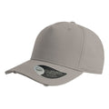 Gris - Front - Atlantis - Casquette effet usé - Mixte