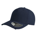 Bleu marine - Front - Atlantis - Casquette effet usé - Mixte