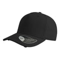 Noir - Front - Atlantis - Casquette effet usé - Mixte