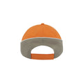 Orange - gris - Back - Atlantis - Casquette compétition RACING - Mixte