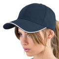 Bleu marine - Back - Atlantis - Casquette avec ourlet réflectif REFLECT - Mixte