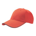 Rouge - Front - Atlantis - Casquette avec ourlet réflectif REFLECT - Mixte