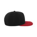 Noir - rouge - Side - Atlantis - Casquette avec visière plate - Mixte