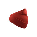 Rouge - Front - Atlantis - Bonnet avec revers WIND - Mixte