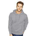 Gris chiné - Back - Casual Classic - Sweat à capuche - Homme