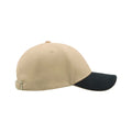 Beige - bleu marine - Lifestyle - Atlantis - Lot de 2 casquettes en coton épais - Adulte