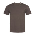 Marron foncé - Front - Stedman - T-Shirt - Homme