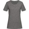 Gris foncé chiné - Front - Stedman - T-shirt LUX - Femme