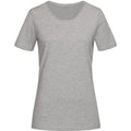 Gris - Front - Stedman - T-shirt LUX - Femme