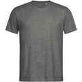 Gris foncé chiné - Front - Stedman - T-shirt LUX - Homme