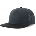 Bleu marine - Noir - Side - Atlantis - Casquette ajustable BANK - Adulte