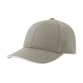 Gris - Blanc - Front - Atlantis - Casquette LIBERTY SANDWICH - Adulte