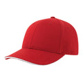 Rouge - Blanc - Front - Atlantis - Casquette LIBERTY SANDWICH - Adulte