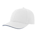 Blanc - Bleu marine - Front - Atlantis - Casquette LIBERTY SANDWICH - Adulte