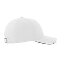 Blanc - Bleu marine - Side - Atlantis - Casquette LIBERTY SANDWICH - Adulte