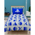 Bleu - Blanc - Side - Playstation - Parure de lit LAYER ROTARY