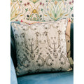 Gris - Blanc cassé - Bleu - Side - The Chateau by Angel Strawbridge - Coussin LES CHATEAU DES ANIMAUX