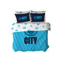 Blanc - Bleu - Side - Manchester City FC - Parure de lit