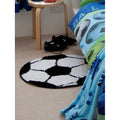 Blanc - Noir - Back - Catherine Lansfield - Tapis IT´S A GOAL