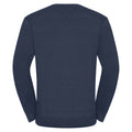 Bleu marine - Back - Russell Collection - Pullover à col en V - Homme