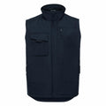 Bleu marine - Front - Russell - Gilet sans manches de travail - Homme