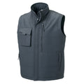 Gris - Front - Russell - Gilet sans manches de travail - Homme