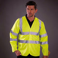 Jaune - Back - Yoko - Gilet haute visibilité - Hommes