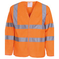 Orange - Front - Yoko - Gilet haute visibilité - Hommes