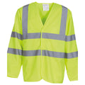 Jaune - Front - Yoko - Gilet haute visibilité - Hommes