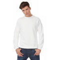 Blanc - Back - B&C - Sweatshirt - Homme