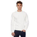 Blanc - Side - B&C - Sweatshirt - Homme