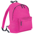 Fuchsia-Graphite - Front - Bagbase - Sac à dos - 18 litres