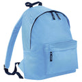 Bleu ciel-Bleu marine - Front - Bagbase - Sac à dos - 18 litres