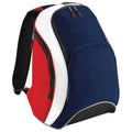 Bleu marine-Rouge-Blanc - Front - Bagbase - Sac à dos - 21 litres